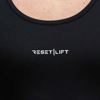 Black Ribbed Tank