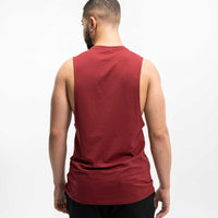 Burgundy Muscle Tee
