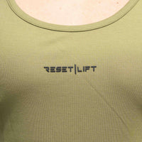 Military Green Ribbed Tank