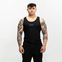 Black Ribbed Tank