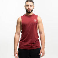 Burgundy Muscle Tee