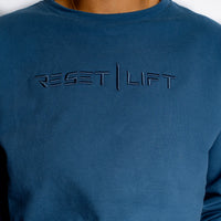 Ocean Blue Cropped Sweater